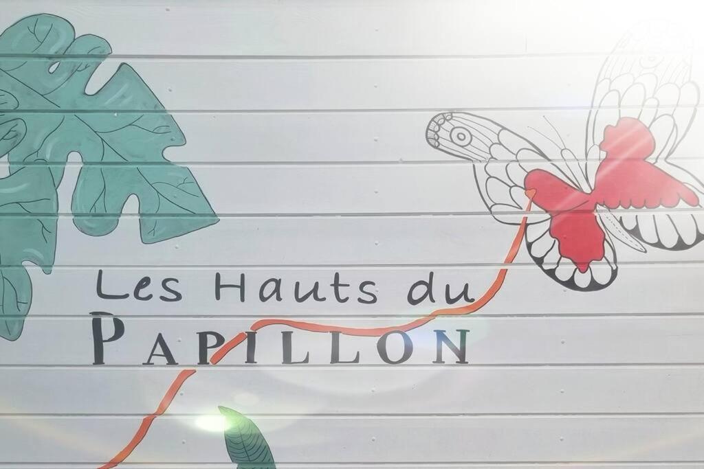 Les Hauts Du Papillon - Piscine Et Vue Mer - Sainte-Rose Exterior foto